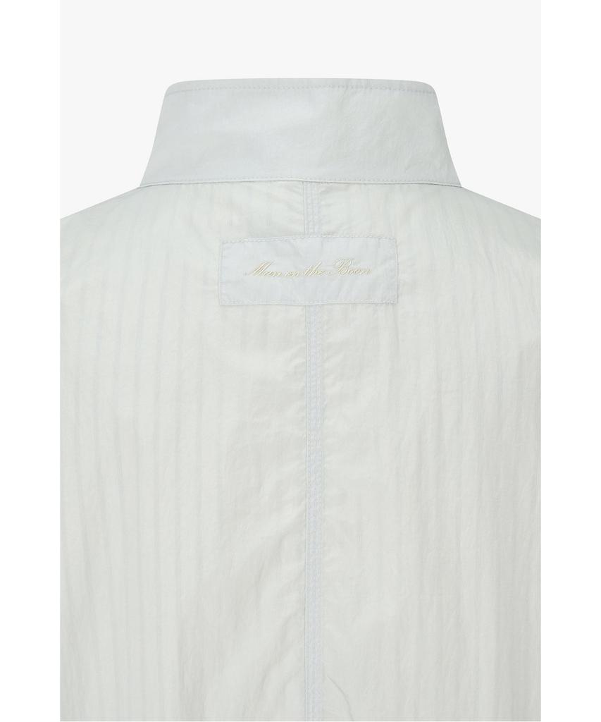 Man On The Boon Nylon String Detail Jacket_Light Grey 4716109006
