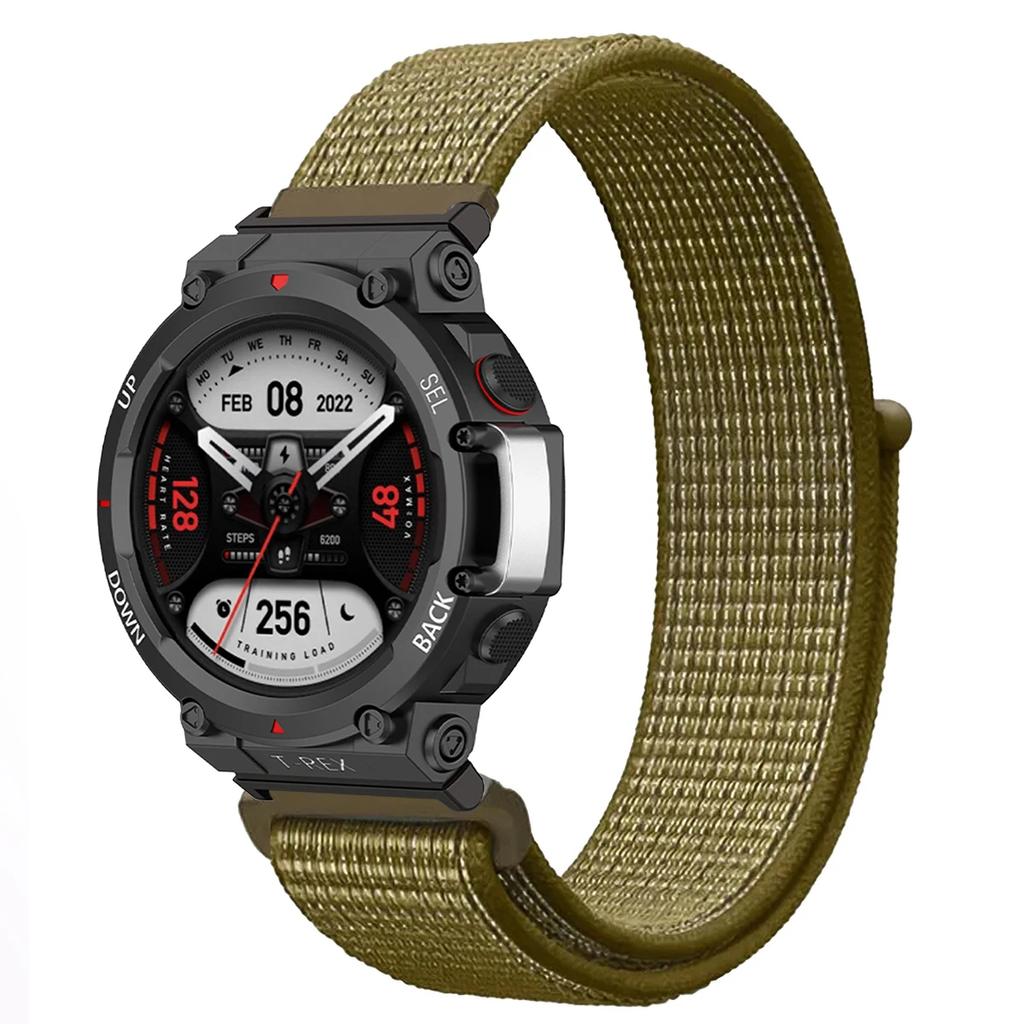 Нейлоновый ремешок-петля для умных часов Huami Amazfit T-REX 3/2, женский/мужской браслет для Amazfit T-Rex/T-Rex Pro, ремешок на запястье Correa