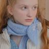Mellotory 100% Cashmere Crochet Shawl Muffler (sky Blue)