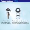 Stainless Steel Fishing Rod Tip Ring Eye Guide With Ring Repair Kit 3 Styles For Enthusiast Outdoor Fishing Supplies