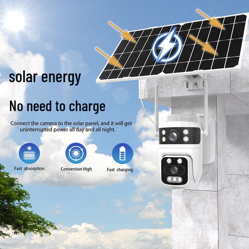 AOV 4G Dual-Lens Waterproof Solar HD Camera