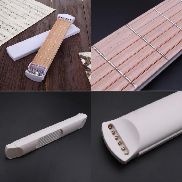 Карманный тренажер для гитары, 6 ладов, инструмент для тренировки игры на гитаре.