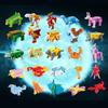 Gudi 26 Alphabet Dinosaur Transforming Building Blocks for Boys - Educational Animal Toys and Gifts