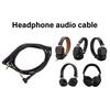 Высококачественный стереокабель 3,5 мм для наушников Monitor Major 2 Major 3, спиральный провод, металлические разъемы, L-образные штекеры