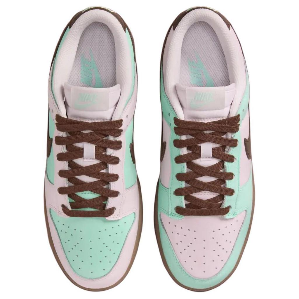 Nike Кроссовки женские Dunk Low Mint Chocolate Green Pearl-Pink Gum-Light-Brown IH0821-679