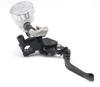 Motorcycle 7/8" 22mm Handlebar Clutch Brake Levers Master Cylinder Reservoir Set