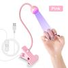 Светодиодная УФ-лампа для ногтей для сушки гель-лака, зажим, гибкая, настольная, мини, портативная, USB, УФ-сушилка для маникюрного салона