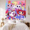 Digital Circus Wall Decor Tapestry Art For Pet Memorial Birthdaywedding Party Backdrop Family Gift