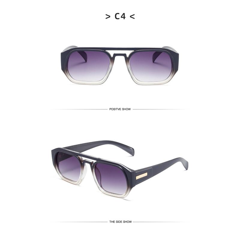 Новые фиолетовые квадратные солнцезащитные очки для женщин, винтажные антибликовые очки в стиле ретро, брендовые дизайнерские женские очки для путешествий UV400