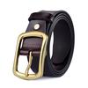 Popular Leather Belt Men's Cowhide Belt Leather Pin Buckle Casual Retro Pant Belt