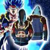 НОВАЯ мода Dragon Ball аниме женские/мужские спортивные толстовки с 3D мультяшным принтом, повседневный костюм для косплея, куртка, толстовки на молнии