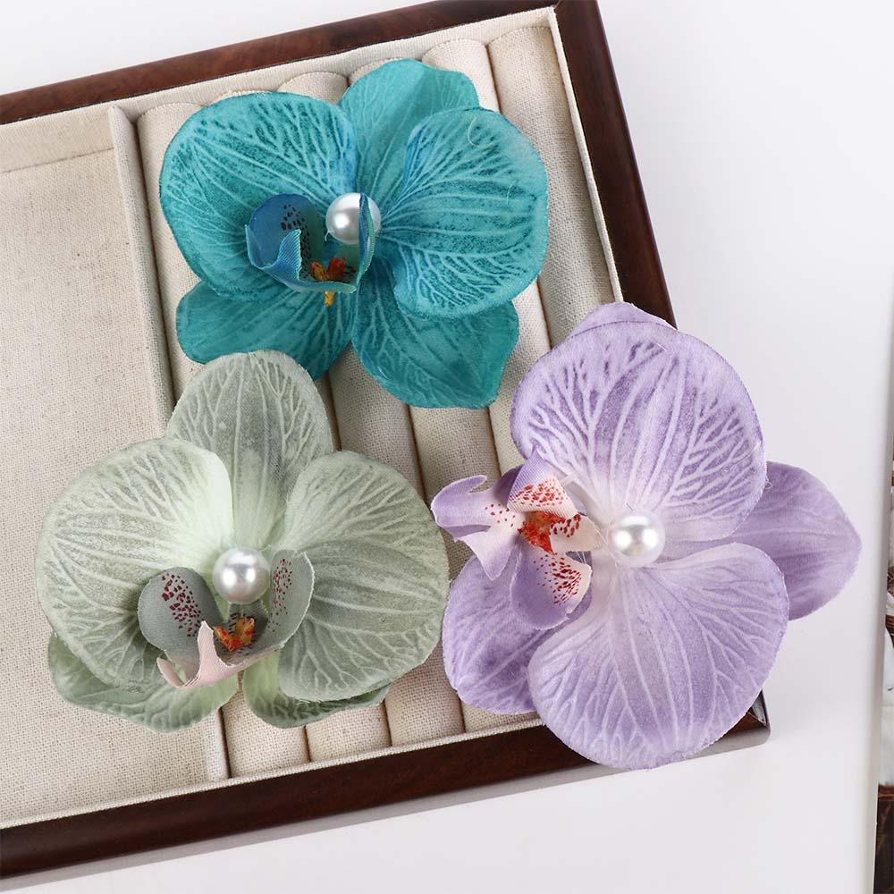 Hair Accessories Orchid Hairpin Hair Ornament Bohemia Barrettes Cute Flower Hair Clip Bridal