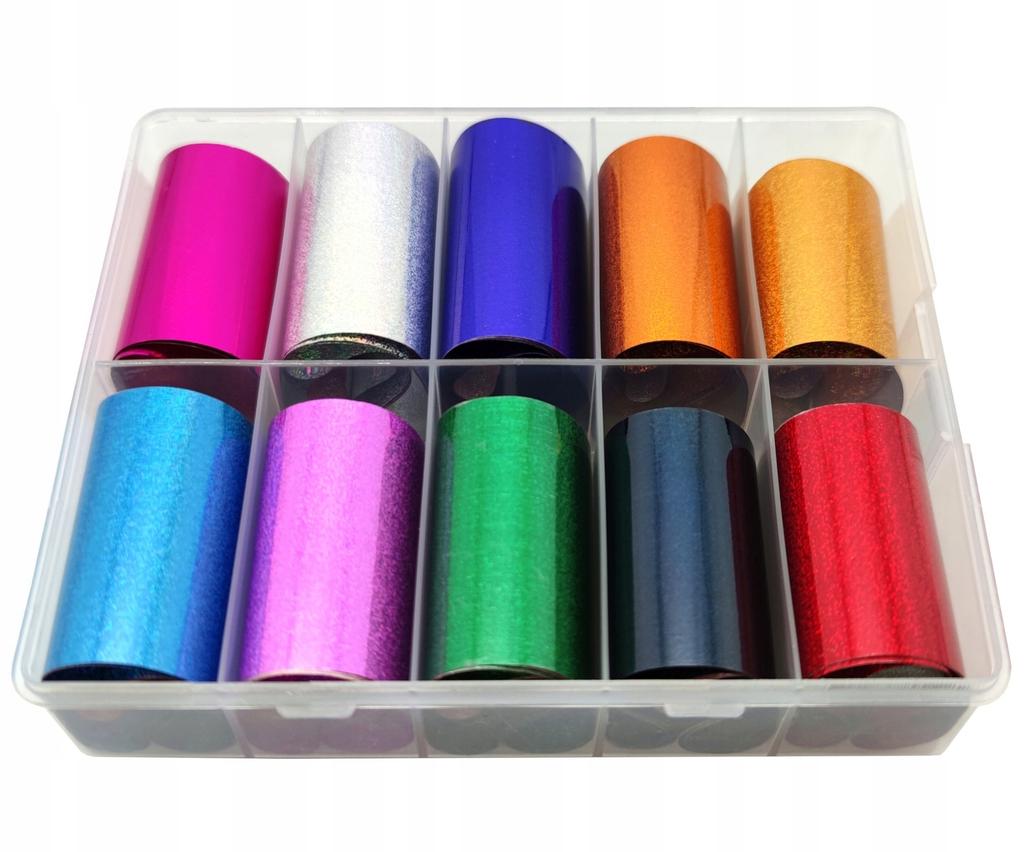 Folia transferowa 10cmx4cm złota, żółta holo