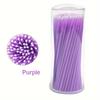 100Pcs/set Microbrush Applicators And Microfiber Wands | Designed for Eyelash Extensions, Nail Art, And Makeup Application