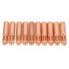 10Pcs Conductive Nozzles Copper MIG Welding Contact Tips Replacement Accessories 0.8mm