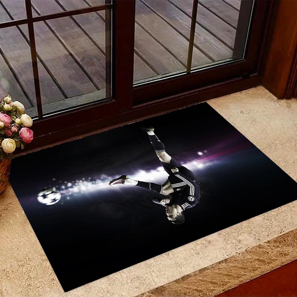 Cristiano Ronaldo Celebration Floor Mat Perfect for Dormitory Outdoor Bedrooms Entryway Antislip Carpet Anime Office Decor Best for Christmas