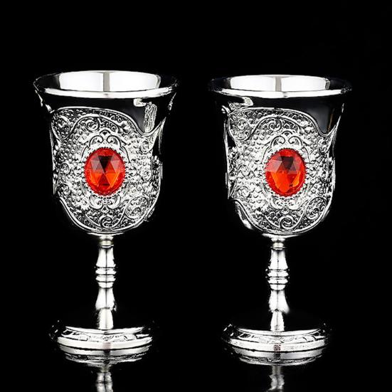 Металлический бокал для вина, небольшой высокостабильный портативный полезный кубок для духов для кухни