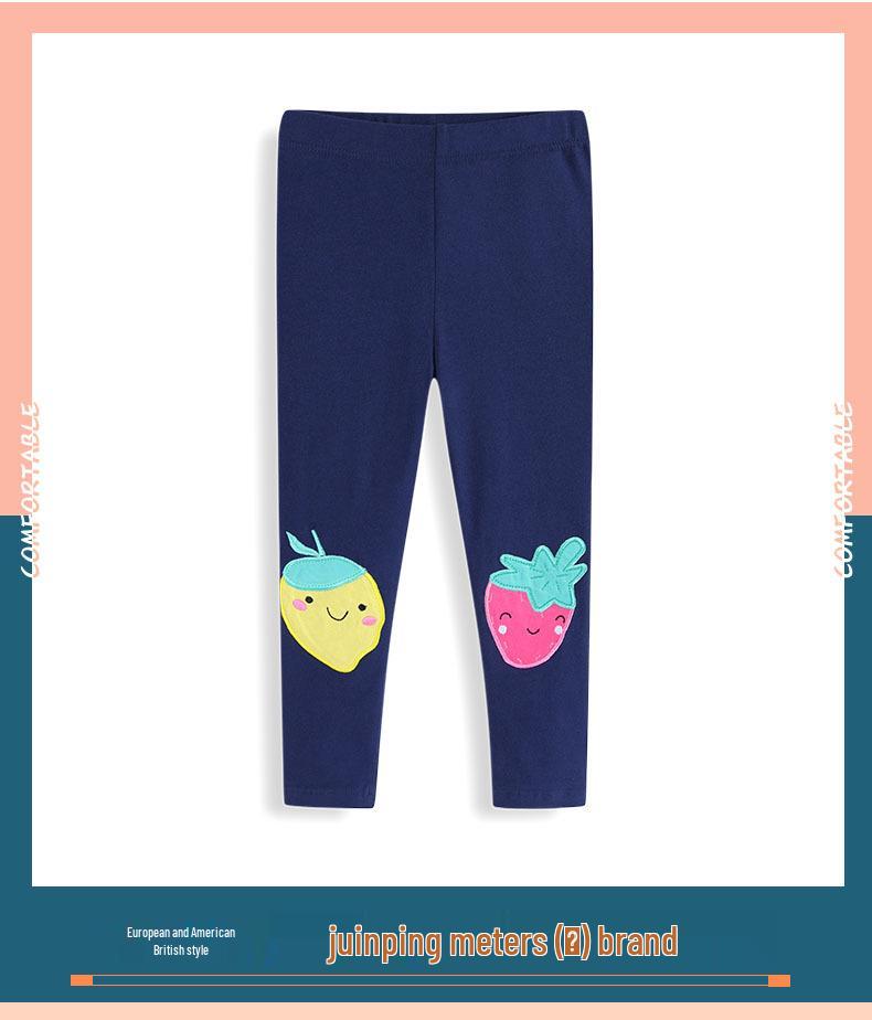 2026 Стильные весенне-осенние леггинсы для девочек | Модные длинные штаны для верхней одежды