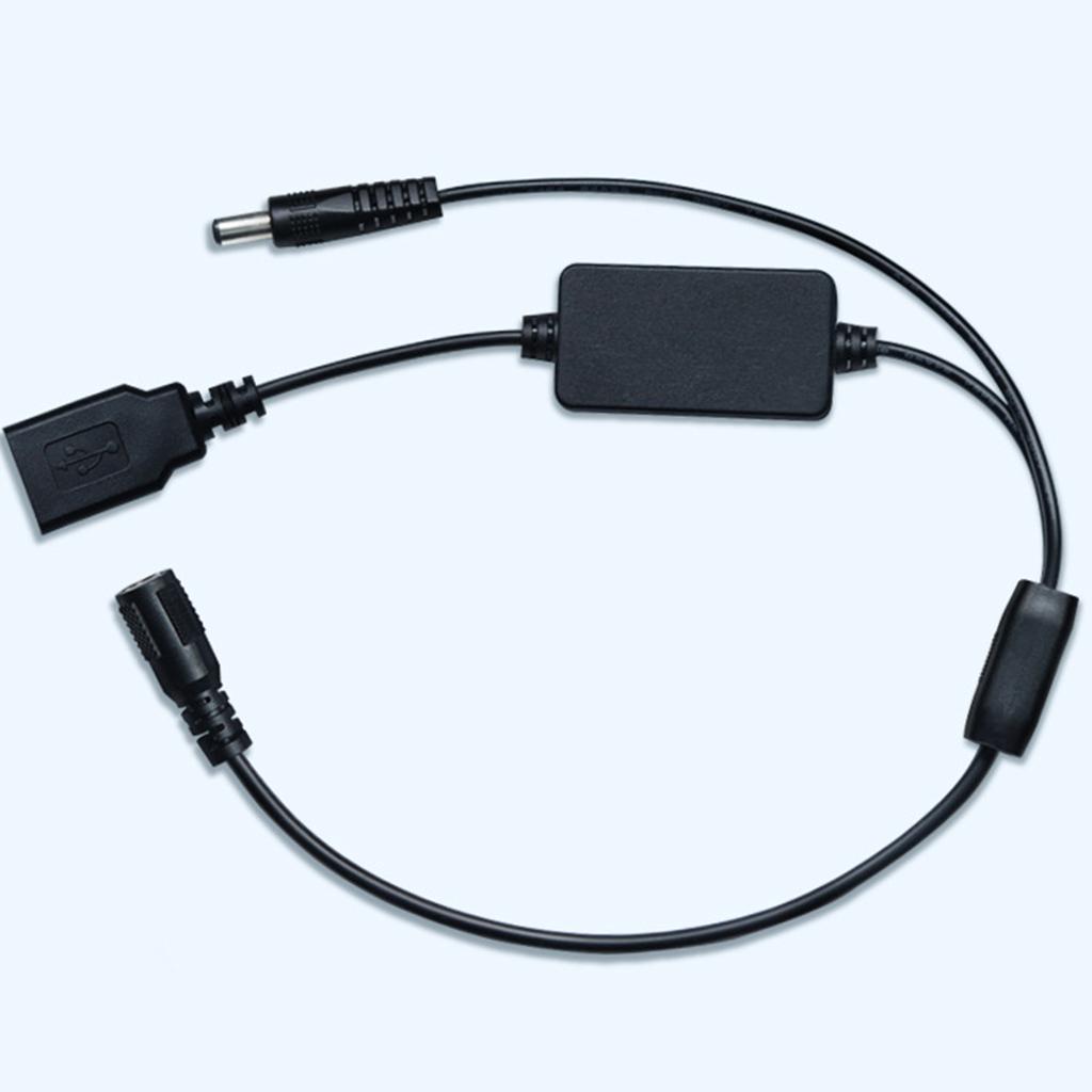 Кабель питания DC-USB 12 В 2 А DC 5,5x2,1 мм Female-DC 12 В + USB 5 В Plug Кабель для зарядки роутера камеры динамика
