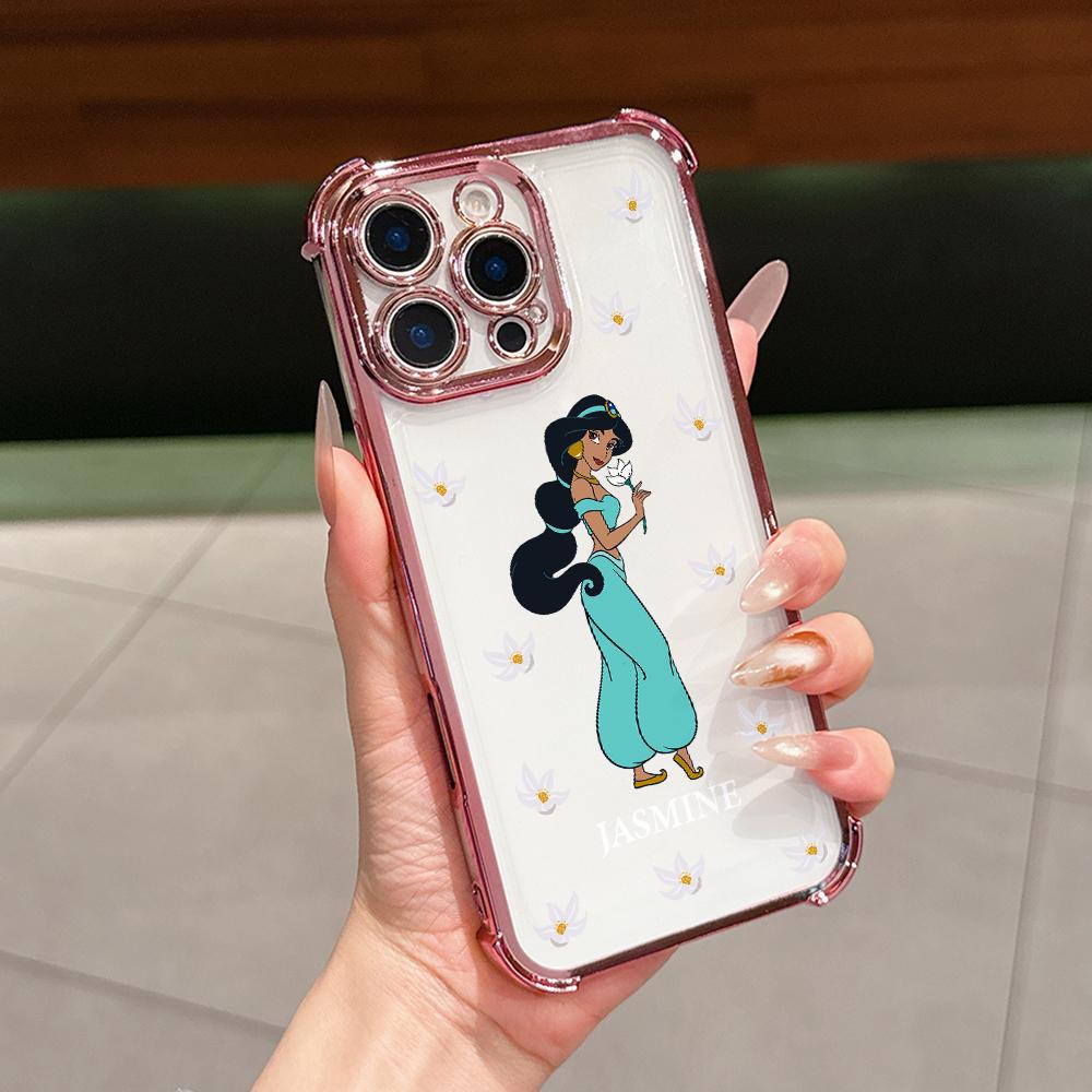 Beautiful Disney Princess Phone Case for Samsung Galaxy S26 S25 S24 S23 S22 S21 S20 FE Ultra Plus 5G Anti-drop Transparent Cover