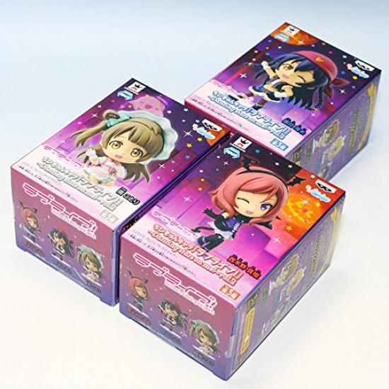 Chibi Kyun Chara Love Dancing stars on Figure Prize Banpresto set of all 3 Live! me! vol.2 (Complete types)