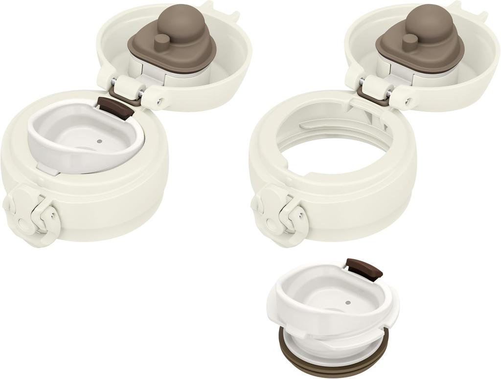 Thermos Water Bottle Vacuum Insulated Mobile Mug 400ml Disney Mickey Ivory White IVWH JNL-405DS