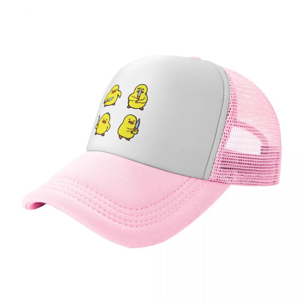 Duck with knife Baseball Cap Hat Beach Hood Golf Hat Funny hats Women's Beach Outlet 2025 Men's