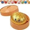 Гигантские Сквиши Игрушка-пельмень, Медленно Поднимающийся Блестящий Пельмень Антистресс, Игрушка-фиджет для Снятия Стресса для Дома, Офиса, Путешествий