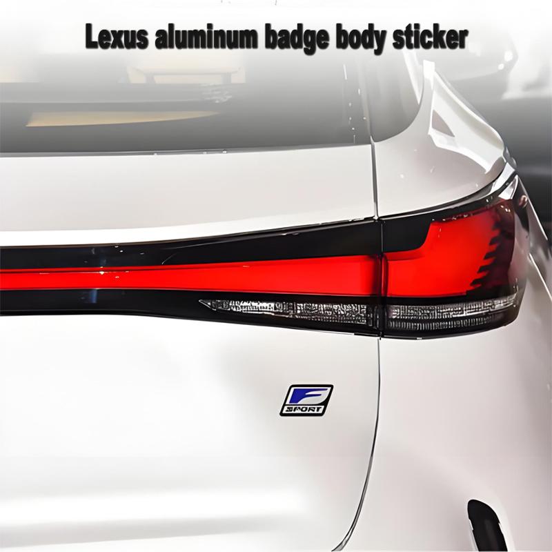 3D Metal Stickers Car Body Trunk Decal For Lexus F SPORT LS LX CT LC RC GX460 Ct200h LBX NX RX 350h 450h ES UX 300e GS GX IS 250
