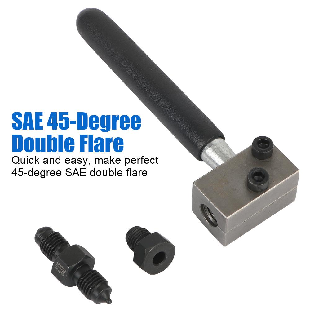 Double Flaring Tools Car Repairing Tools 4.75mm Auto Maintenance Tool 3/16" SAE Flare Brake Line Automobile Brake Copper Pipe Flaring