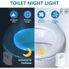 8/16 Colors Motion Sensor Light Wireless LED Night Light RGB Lamp Toilet Bathroom Atmosphere Light Colorful Sensor Night Lights