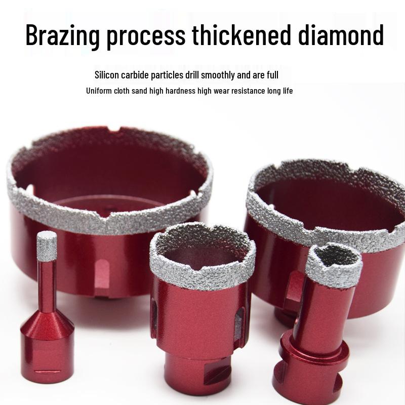 M14 Алмазная коронка паяная для плитки, мрамора, камня, стекла - Насадка для угловой шлифмашины для расширения отверстий