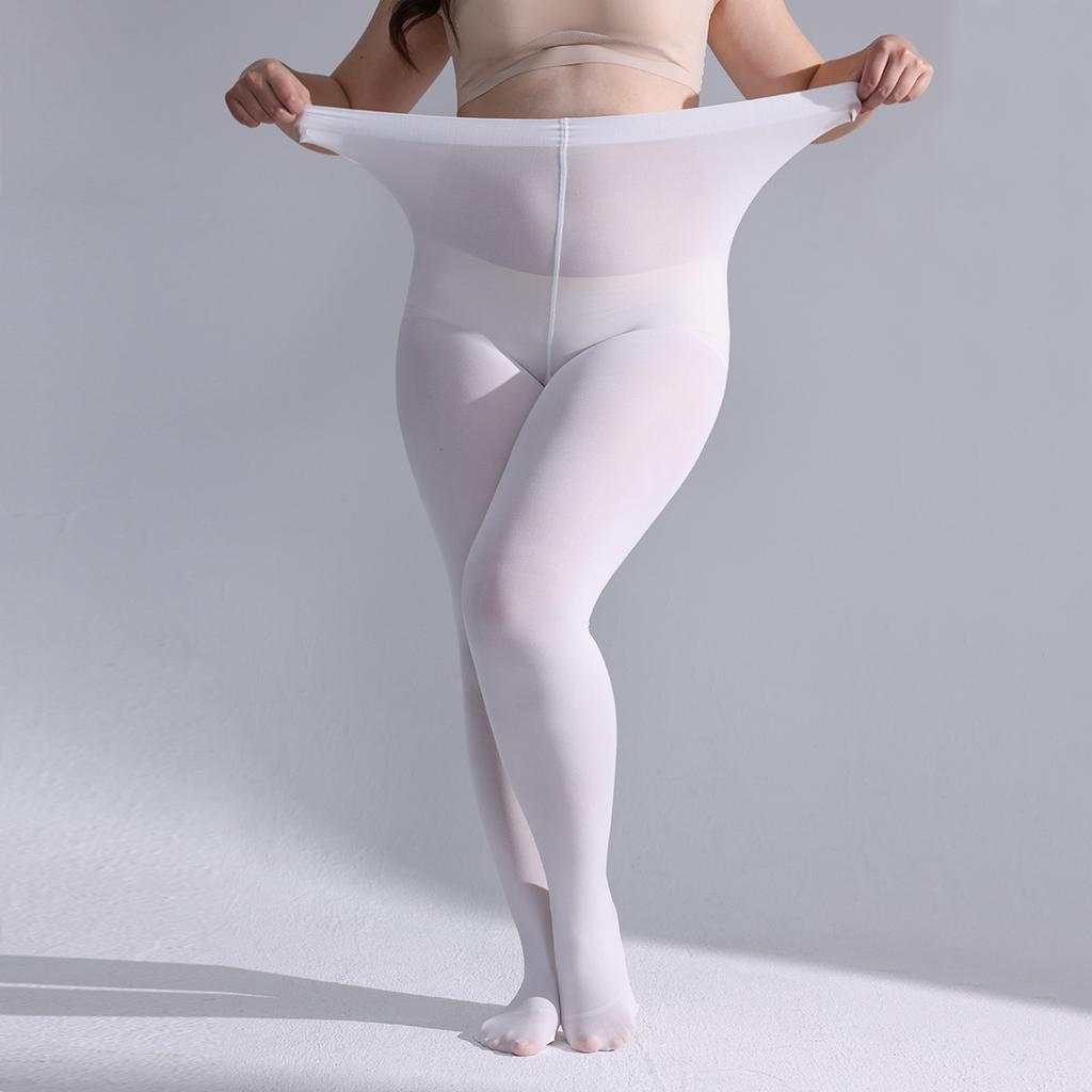 Silk Stockings for Women with High Waist and Elastic Fit with Foot Support for WomenColorful Oversized Pantyhose