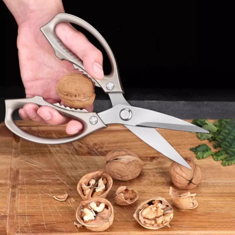Кухонные ножницы для резки костей, мощные ножницы для куриных костей, многофункциональные ножницы для разделки мяса и костей, ножницы для рыбы