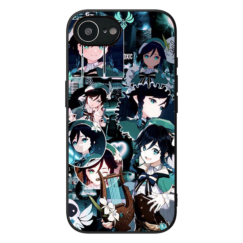Милый чехол Genshin Impact Venti для Motorola Moto Edge 70 60 Fusion 40 NEO 20 Pro G Stylus G56 G96 G71 G73 G52 G41 G42 G50 G51
