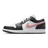 Мужские кроссовки Air Jordan 1 Low Черный Розовый Ржавчины Белый 553558-165