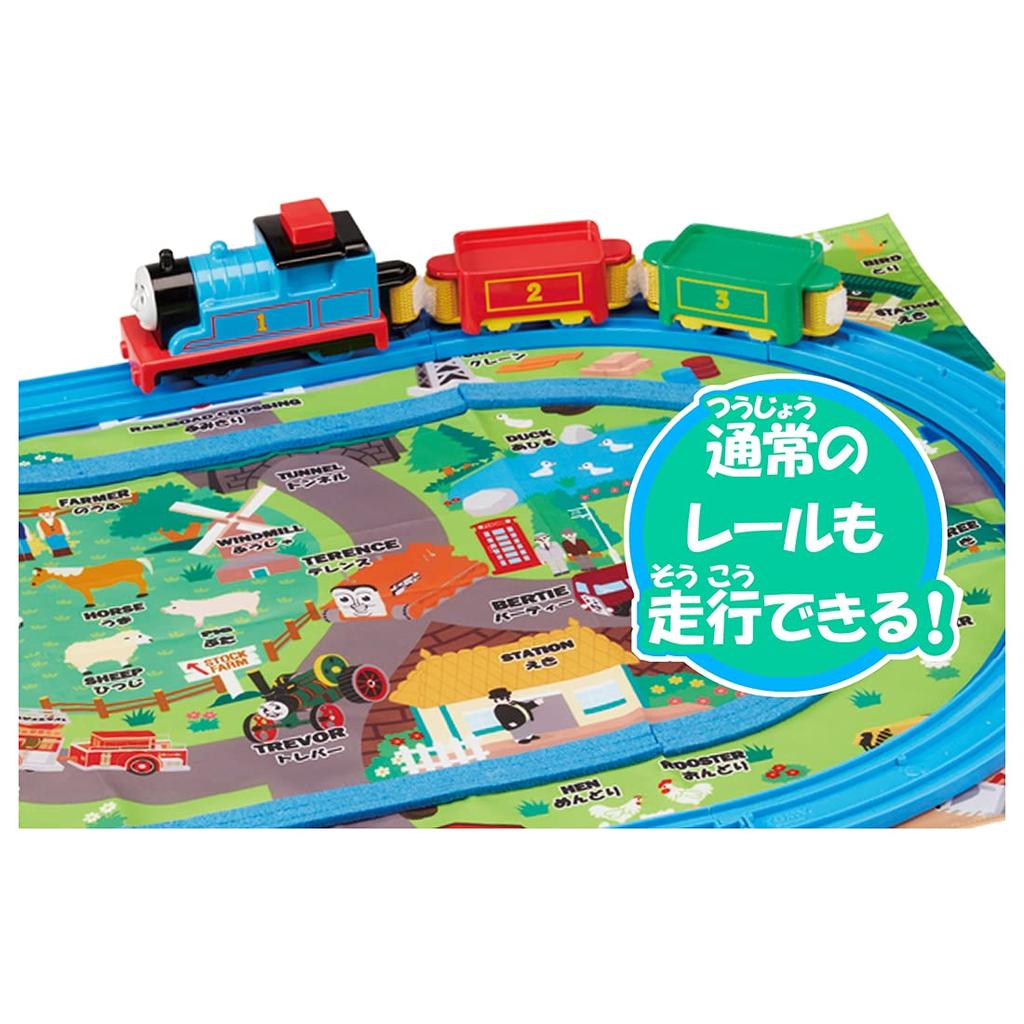 TAKARA TOMY Томас Нажми и Легкий Первый Plarail Томас Паровозик Игрушечный Поезд для Малышей Соответствует Безопасности Игрушек Маркировка ST «Plarail Вперед! Набор" 1.5 Старый,