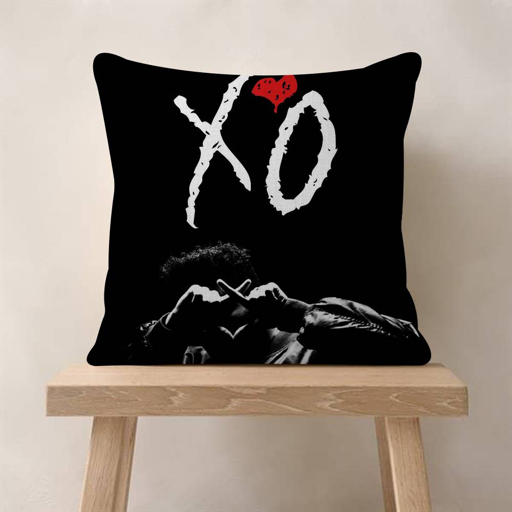 Rapper The Wweeknd X O album Cushion Cover Pillowcase Upholstery Sofa Throw Pillow Home Decor Pillowcas