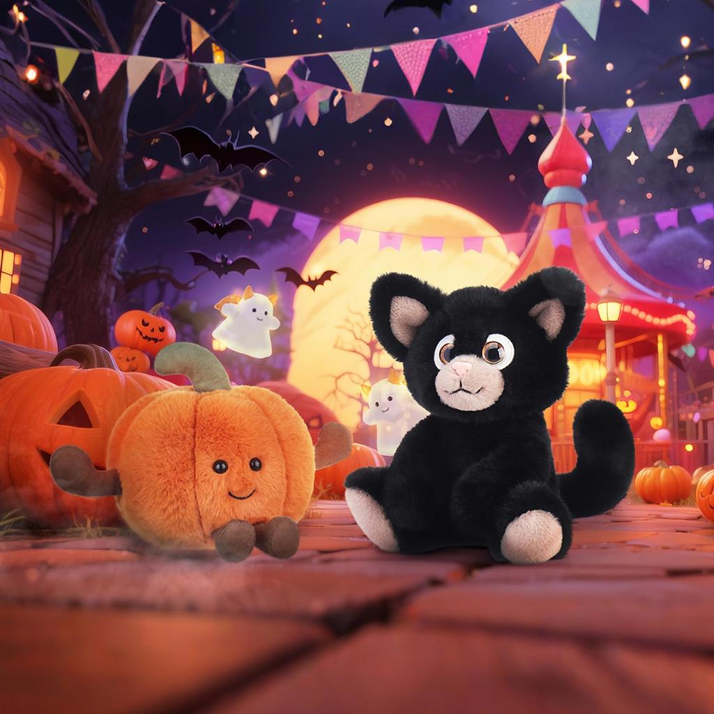 Apricot Lamb Happy Pumpkin Plush Toy for Kids, Soft and Cute Fluffy Happy Pumpkin for Girls and Boys, 15cm