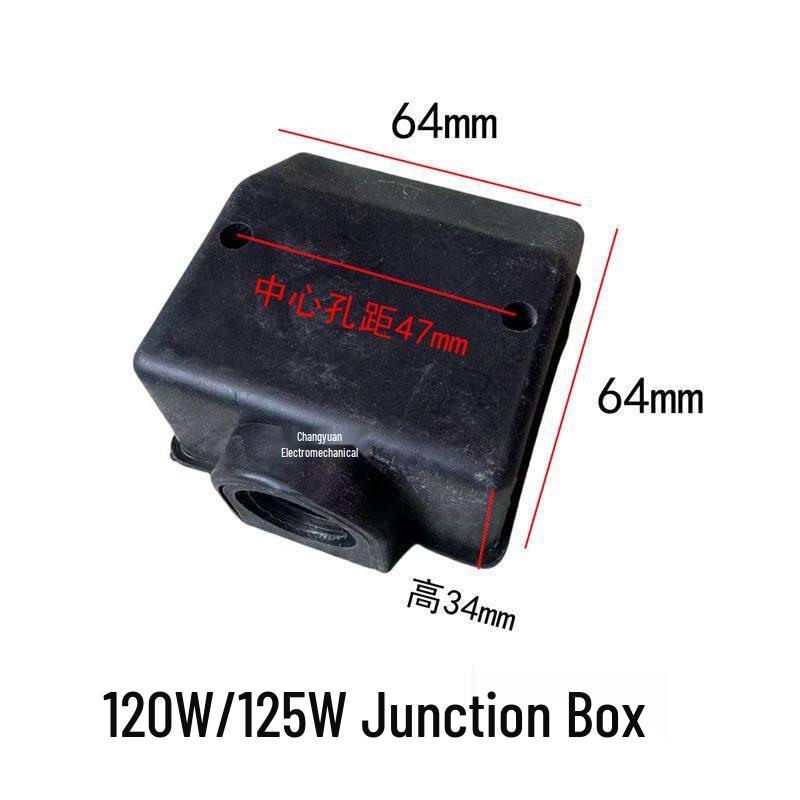 Single-Phase Motor Plastic Capacitor Box for 220V Pumps and Textile Machines.