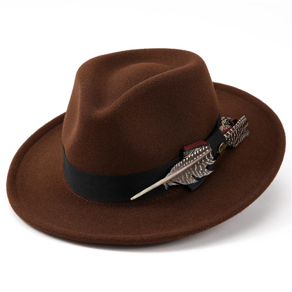 Шерстяная шляпа для мужчин, модная и высококачественная, церемониальная шляпа с перьями и сердцем для женщин, высококачественная рыцарская шляпа