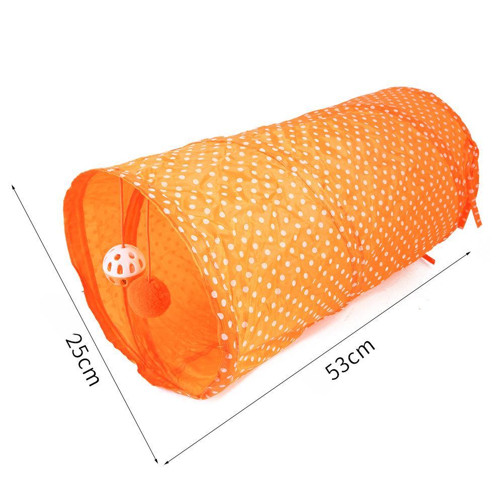 Туннель для домашних кошек Кроличий проход Кошачий Радужный Катящийся Дракон Отверстие для сверления Складной Кошачий проход Кошачья игрушка