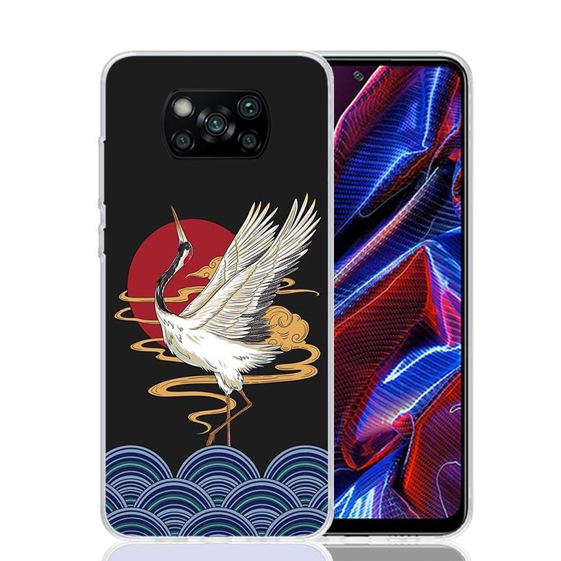 Japanese Pub Wave Anime Arrived Case Phone Cover for Xiaomi Poco X3 Nfc X5 X6 X7 X4 Gt F6 F5 Pro F4 F3 M5S M5 M4 M3 5G Trend Fun