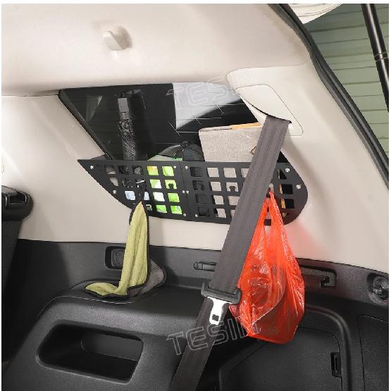TESIN Car Rear Trunk Window Rack Storage Box Shelf Cargo Organizers Accessories for 4Runner 2010 2011 2012 2013 2014 2015-2023