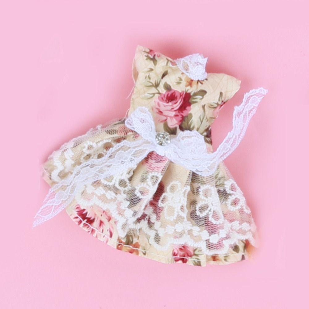 Children DIY Girls Doll Clothes 7 Styles Skirt Suit High-end Dress Up 16cm Doll/1/8 BJD Doll