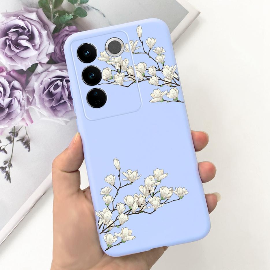 Чехол для Vivo V27 Чехол для Vivo V27e V2237 Милый Модный Расписной Чехол Мягкий Силиконовый Чехол для Телефона Для Vivo V27 Pro V 27 V27e Задняя Крышка Сумки