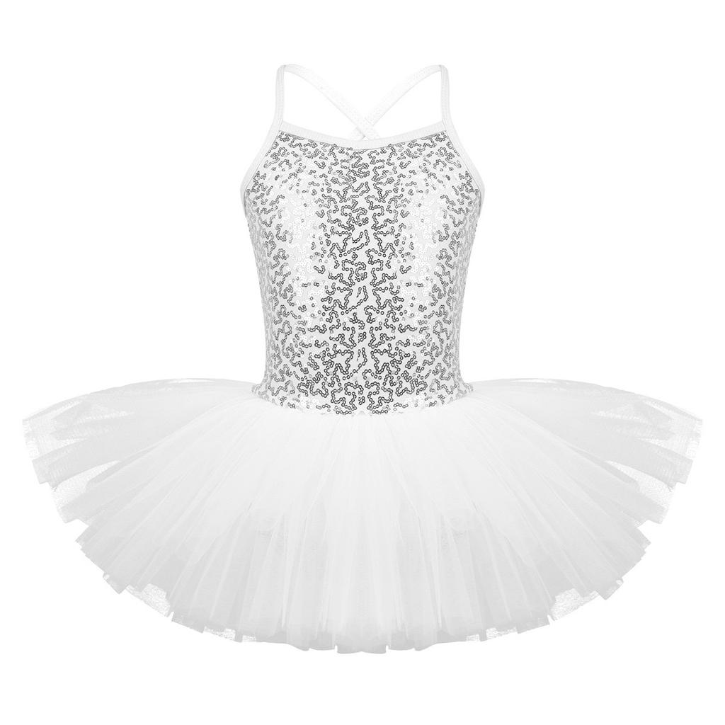 Детское платье-пачка феи с блестками для девочек, балетная юбка из тюля, трико без рукавов, танцевальная одежда, одежда для танцев