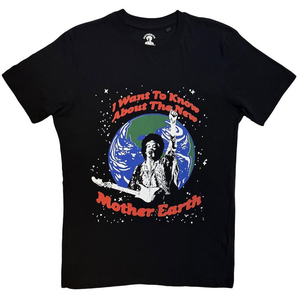 Jimi Hendrix Unisex Adult Earth Day T-Shirt