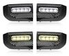 LED Fog Light Upgrade for 2020-2025 Land Rover Defender - Golden Eye Lens, Low Profile