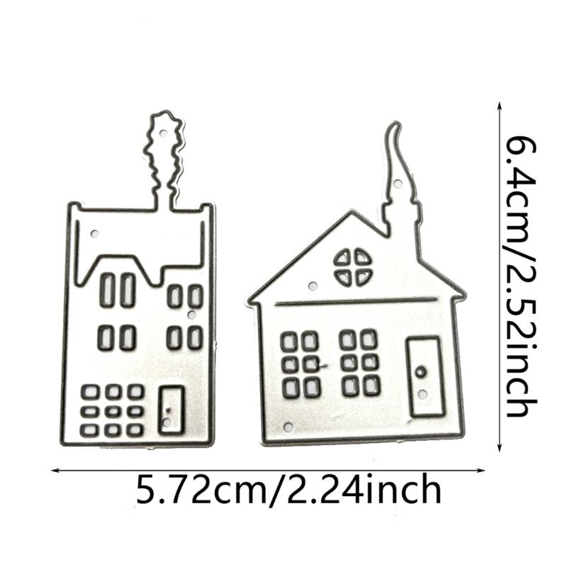 Дом металлический трафарет DIY ремесло углеродистая сталь шаблон для тиснения трафарет Скрапбукинг для карточек высечки плесень